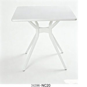 Round Marble <b>Top</b> <b>Dining</b> <b>Table</b> With Wood Legs Minimalist Modern Design 34396-NC17 - Product Image 4
