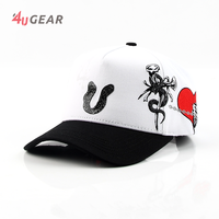 4UGEAR Manufacturer topi bisbol kustom 5 Panel 4U topi pria dengan logo kustom topi olahraga topi bisbol