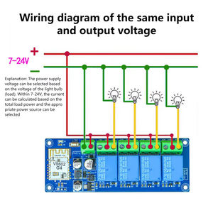 Ewelink-Commutateur de télécommande <span class=keywords><strong>WiFi</strong></span>, module de <span class=keywords><strong>relais</strong></span> sans fil double mode, 1/2/3/4 canaux DC 7-24V, domotique intelligente - Product Image 4