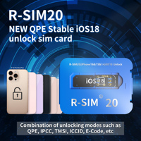 Nouveau R-SIM CLUB Rsim 20 Tiroir de carte SIM en plastique débloqué pour iPhone 17 Series Dual-chip CPU GPP GEVEY Heicard U-SIM MKSD