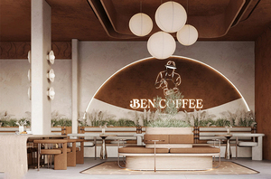 Sang trọng hiện đại rắn gỗ ăn bàn ghế thiết lập cho thương mại Nhà hàng khách sạn Cafes-4-Seater sinh thái thân thiện sofa Booth chỗ ngồi - Product Image 2