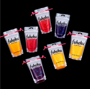 Emballage de jus de boisson de qualité alimentaire personnalisé sans BPA pour sac pochette à boire avec paille jus de boisson de refroidissement d'été - Product Image 6