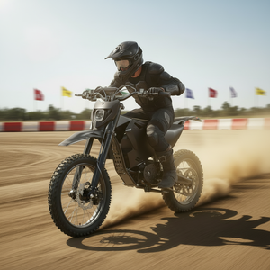 Motore Brushless da 4500W, Trasmissione a 3 Velocità, Freni Idraulici Resistenti, Moto Elettrica Sportiva Fuoristrada per Adulti da 17 Pollici - Product Image 5