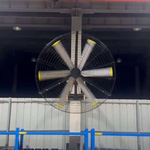 Ventilador de Pared Industrial de 1.2m con Motor Magnético para Uso en Fábricas y Almacenes, Ventilador de Pared Oscilante Lateral de 40 Pulgadas para Refrigeración Industrial - Product Image 5