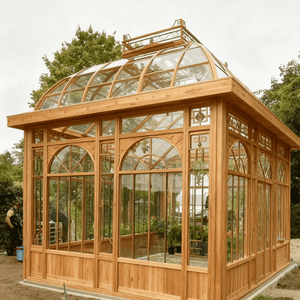 Kit de serre en fer et en verre de qualité supérieure pour projets de jardinage en DIY, complet avec panneaux de cadre et matériel d'installation - Product Image 5