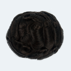 Personaliza Varios Estilos, Cualquier Tamaño y Color, Sistema de Tupé de Cabello Humano para Hombre, Pelucas de Tupé para Hombre - Product Image 2