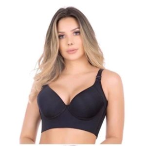 Reggiseni sportivi donna taglie forti per donne grandi reggiseno con copertura a schiena intera che nasconde il reggiseno grasso e laterale - Product Image 2
