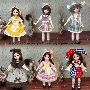 1:10 échelle BJD poupée habiller ensemble de vêtements 30cm bricolage jouet en plastique Lolita robe uniforme tenue de femme de chambre - Product Image 1
