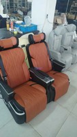 Sièges en cuir aéronautique de luxe VIP, ensemble d'accessoires intérieurs pour modèles de vans d'aviation, pour Toyota Hiace Vito W447 MVP Sprinter Alphard