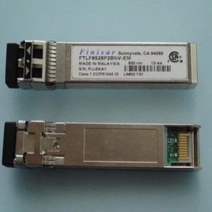 โมดูลออปติคัล Finisar Sfp+ 8g 850nm 150m 10 กิกะบิตสำหรับเครือข่ายศูนย์ข้อมูล - Product Image 1