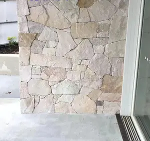 Hot Sale White Sandstone Crazy Paving Stone And Indoor & Outdoor Wall Cladding