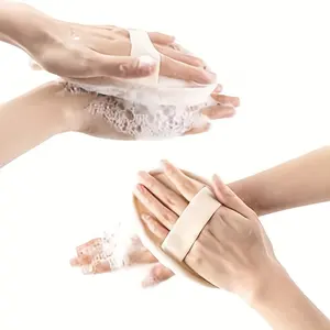 Esponja de lufa natural Exfoliante para el cuerpo (2 uds), hecha con esponja Luffa de ducha ecológica y biodegradable,