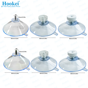 ถ้วยดูดสุญญากาศพีวีซีใสแบบกำหนดเองพร้อมน็อตยึดสำหรับแขวนกระจก - Product Image 5