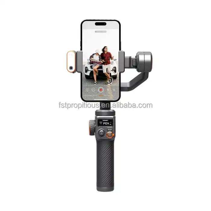 Hohem M6 3-Axis Smartphone Gimbal Stabilizer, Built-in OLED Display 400g Payload Android & IOS Stabilizer with Inception