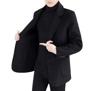 Costume pour <span class=keywords><strong>homme</strong></span>, style automne-hiver, veste courte, costume décontracté pour affaires - Product Image 6