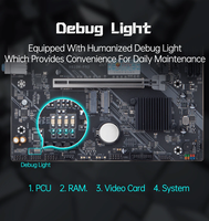 Carte mère de jeu HUANANZHI H610M PRO compatible avec les processeurs de plateforme LGA1700 de 12e/13e/14e génération