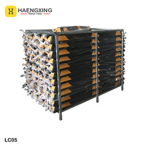 中国工場ガレージ警告安全トラック駐車リサイクルゴム165cm反射車ホイールチョックストッパー - Product Image 6