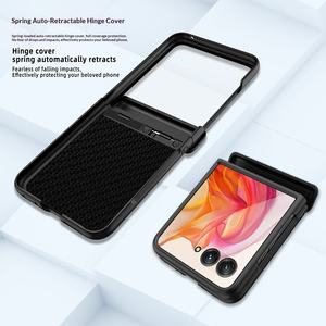 Pour les nouveaux Motorola <span class=keywords><strong>50</strong></span>/50Ultra, protection intégrale, motif litchi, PC PU anti-traces <span class=keywords><strong>de</strong></span> doigts, avec protection d'écran - Product Image 3