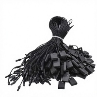 1000 attaches écologiques en plastique PP pour étiquettes de vêtements et chaussures, avec boucle à clip noir, fixation rapide et facile