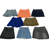 Jupes de mode d'occasion, ballots de vêtements usagés de Chine, vêtements d'occasion pour femmes, 45 kg, tissu jean/coton, haute qualité