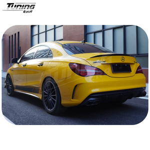 Kit di Conversione per <span class=keywords><strong>Mercedes</strong></span> Classe <span class=keywords><strong>CLA</strong></span> <span class=keywords><strong>W117</strong></span> CLA180 CLA200 CLA250 2014-2019, Aggiornamento AMG CLA45, Kit Carrozzeria Completo per Esterni - Product Image 4