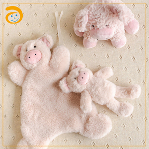 Nouvelle conception, couverture ultra douce en peluche pour bébé, couverture de sécurité en polyester, jouet de sommeil câlin pour nourrisson, literie de berceau, cadeau pour nouveau-né - Product Image 2