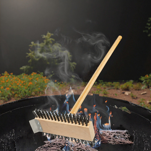 Lot de 100 ou 200 brochettes en bois Teppo pour sushi - Piques à palettes de 4,7 pouces de longueur avec manche en bois pour barbecue au charbon de bois, camping et fêtes - Product Image 3