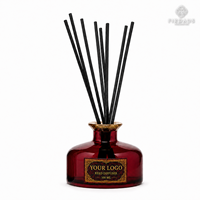 Diffuseur de parfum d'ambiance Firdaus Arabian Luxury en verre décoratif doré, pour maison, villa, hôtel, OEM