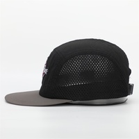 Casquette de camping à 5 panneaux, personnalisable avec votre propre logo brodé, casquette à bec de canard, course à pied, extérieur, séchage rapide, nylon, casquette de camping