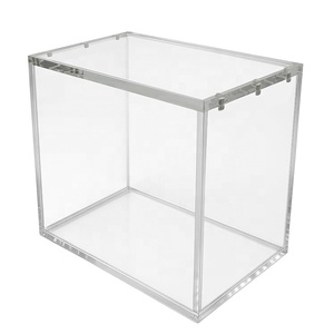 Scatola Impilabile in Acrilico <span class=keywords><strong>con</strong></span> <span class=keywords><strong>Coperchio</strong></span> Magnetico, Contenitori Trasparenti per Esposizione - Product Image 1