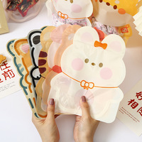Sacs à fermeture éclair en forme d'animaux de dessin animé mignons pour emballer des bonbons, des biscuits et des cadeaux