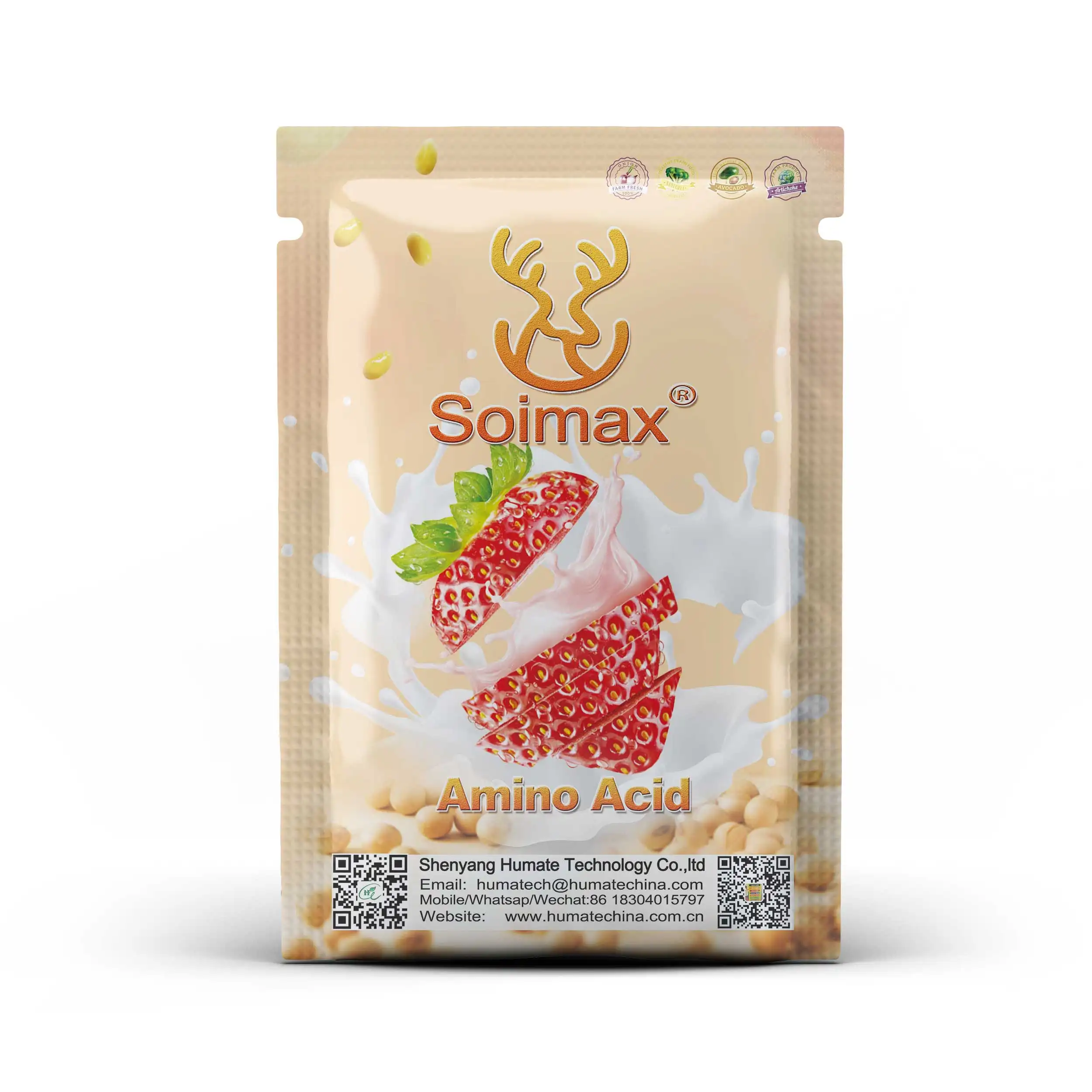 "Soimax" sy2011 fonte de plantas orgânica natural, suplemento essencial de gliina, agricultura, fertilizante em pó, ácido amino