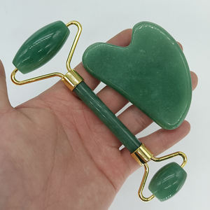 Rouleau facial en quartz rose naturel personnalisé, vente en gros d'usine, rouleau de jade Gua Sha - Product Image 4