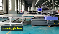 Machine de découpe CNC à 3 axes ATC pour le travail du bois, la découpe de designs de meubles 3D, la sculpture sur acrylique et mousse, avec système de chargement automatique