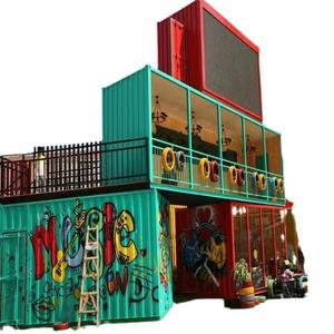 Casa Modulare a Due Piani in Container per Negozio, Sala Espositiva, Bar Pop-up, Piccola Casa Prefabbricata - Product Image 1