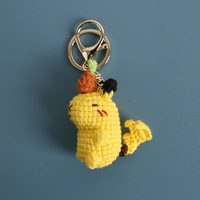 Peluche Capybara au Crochet Fait Main, Adorable Poupée Amigurumi Capy, Animal Relaxant et Décontractant, Cadeau Meme Internet pour Adultes et Enfants, Anime