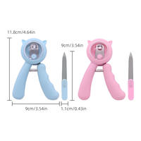 Offre Spéciale : Kit de Toilettage Professionnel pour Animaux – Coupe-Ongles Classique de Haute Qualité en Acier Inoxydable avec Lime pour Chiens