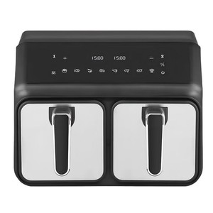 Friteuse à air numérique double cuve 8L 2200W avec Wi-Fi, appareil électroménager intelligent, 8 programmes pour la préparation de poulet et autres aliments domestiques - Product Image 5