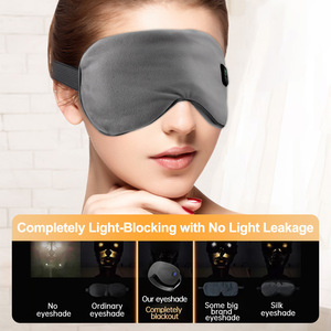 Masseur oculaire chauffant USB vibrant, masque oculaire réutilisable à vapeur de soie et compresse chaude, anti-rides et anti-cernes, recharge USB-C - Product Image 5