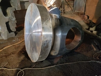 Base de machine-outil CNC en acier moulé robuste de qualité industrielle ZG230-450, grande base de moulage testée UT MT