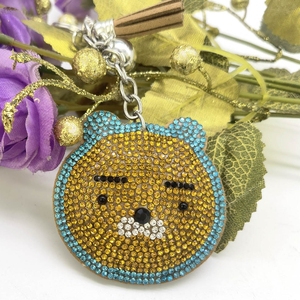 Portachiavi <span class=keywords><strong>Winnie</strong></span> <span class=keywords><strong>the</strong></span> <span class=keywords><strong>Pooh</strong></span> alla moda e decorato con strass, accessorio <span class=keywords><strong>da</strong></span> borsa <span class=keywords><strong>da</strong></span> donna, ciondolo portachiavi - Product Image 4