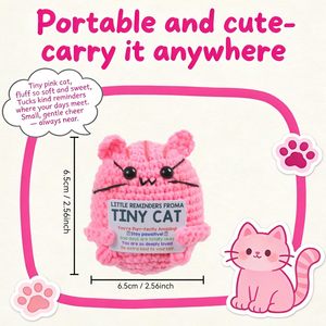 ตุ๊กตาถักโครเชต์รูปชานมไข่มุกน่ารัก ทำมือ ของขวัญเพื่อความสุขสำหรับผู้หญิง ของเล่นตั้งโต๊ะรูปชานมไข่มุก ของขวัญวันเกิด - Product Image 5