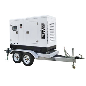 100kva 120kVA Engine Waterproof Canopy Type <b>Mobile</b> Power Plant Trailer <b>Generator</b> Genset PD15~3000kwGF - Product Image 4