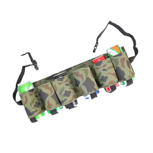 Riñonera Portátil de Camuflaje al por Mayor con 6 Bolsillos para Almacenamiento de Cerveza, Riñonera Ajustable para Latas y Bebidas, Accesorio para Mochila - Product Image 6