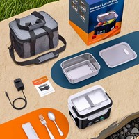 Boîte à lunch électrique chauffante automatique pour aliments pour bébés et lait maternel, portable, sans fil, batterie 10000mAh, acier inoxydable 304