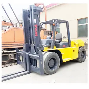 Kullanılan TCM fd100/kullanılmış TOYOTA/KOMATSU 10T forklift FD100 ikinci el tcm forklift fd100