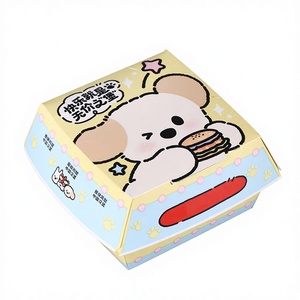 Boîte à Snacks et Burgers OEM en Gros, Biodégradable, Haut de Gamme, Créative, Vintage, Réutilisable, Boîte de Livraison Alimentaire Fantaisie avec Logo - Product Image 2