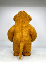 Costume de mascotte gonflable en peluche sur mesure pour adulte, motif éléphant ou mamouth, idéal pour les spectacles extérieurs et les défilés