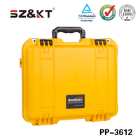 Boîtier à outils en plastique PP rigide de fabrication chinoise, étanche IP67, anti-poussière, antichoc, protection d'équipement avec mousse personnalisée