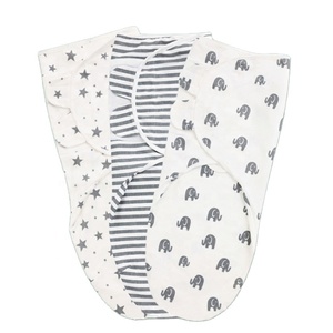 100% algodão orgânico bebê pano, cobertor cueiro de bebê menina menino, bebês recém-nascidos fácil ajustável saco de dormir - Product Image 4